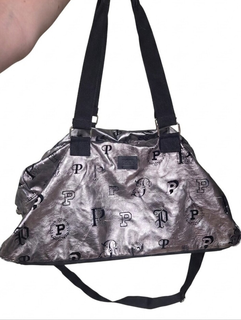 VICTORIA'S SECRET PINK Duffle Shoulder Bag Luggage Carry On Weekend Zip Tote
